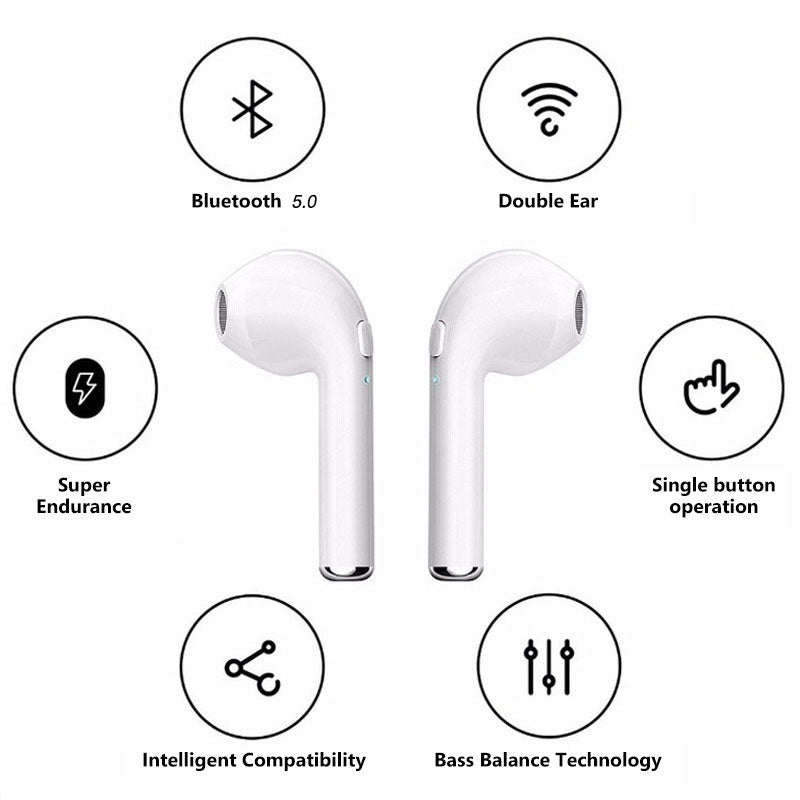 Wireless Bluetooth 5.0 Earphones sport Earbuds Hadset