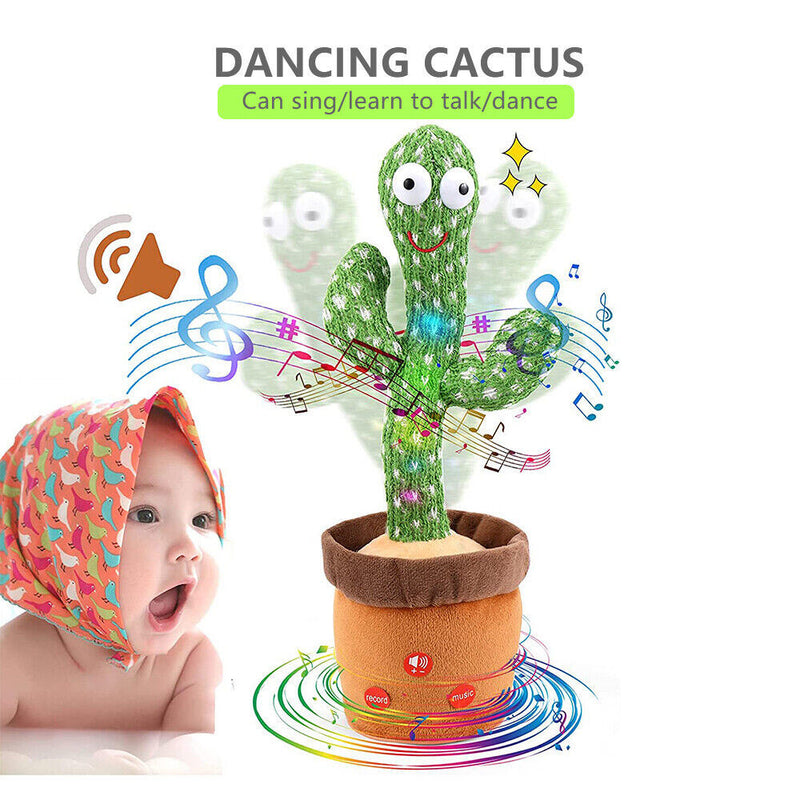 Talking Dancing Cactus Toy for Baby Funny Gift Education Toys