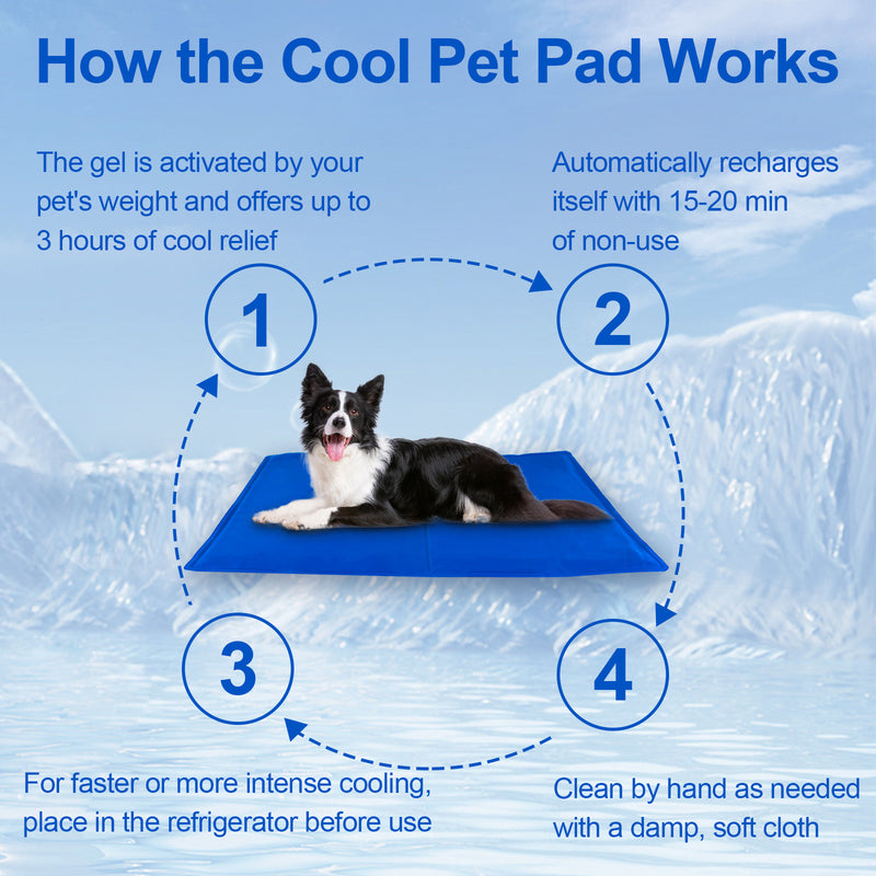 Dog Pet Cooling Pressure Activated Dog Cooling Pad