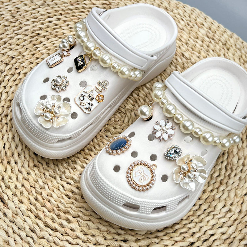 Crystal Charms Fits Fashion Decoration For Clog Shoes