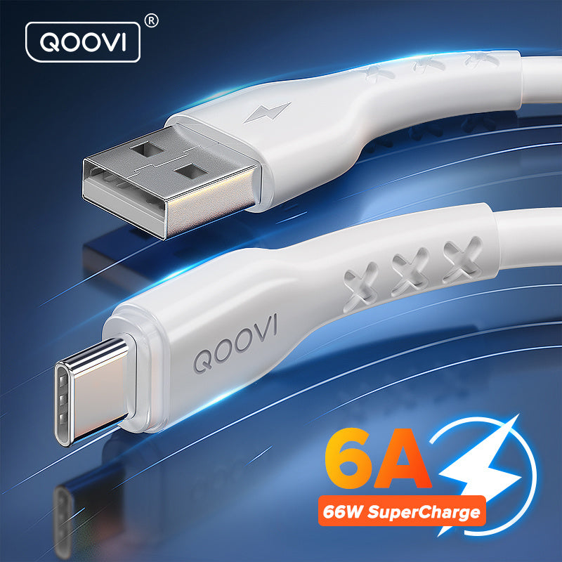 6A USB Type C Cable 66W Fast Charging