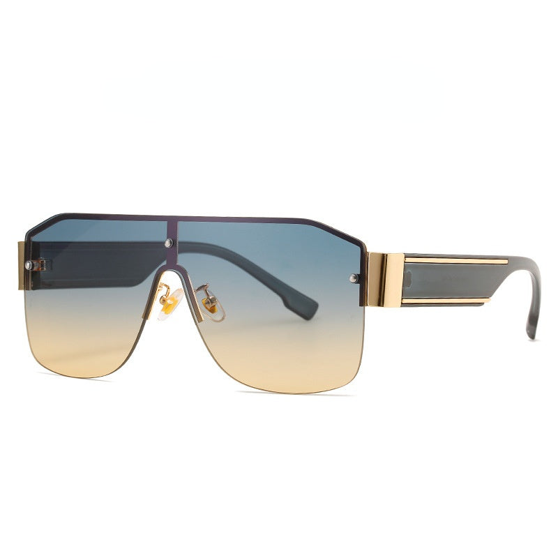 One Piece Windproof Retro Sunglass