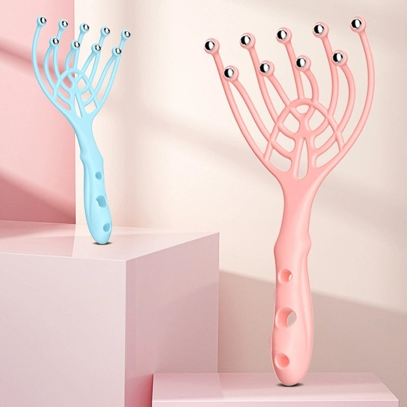 Head Massager with 9 Claws for Deep Stress Relaxation and Hair Care