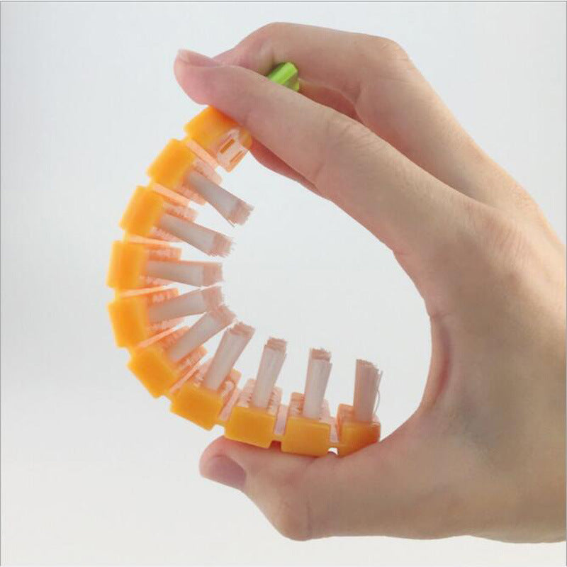 Bendable Carrot Shape Cleaning Brush