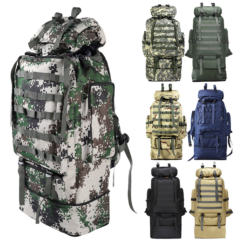 Military Camping Waterproof Camo Hiking Travel Bag