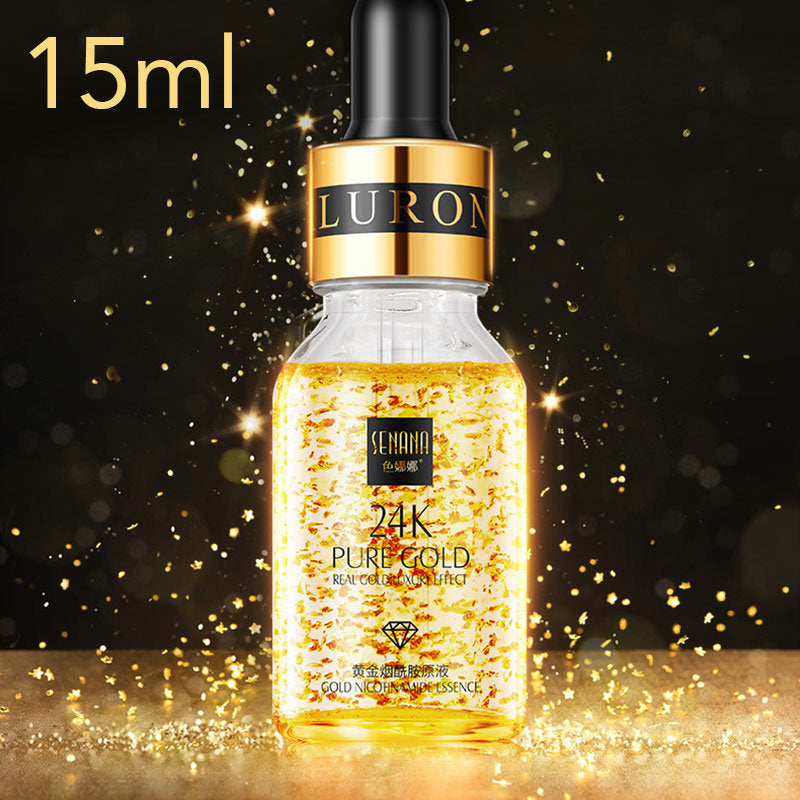 24k Yellow Gold Face Serum Anti Aging Serum Facial Lifting Collagen Essence Skin Care