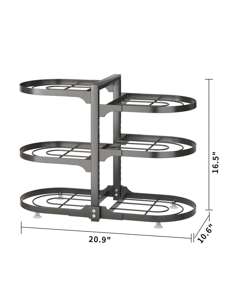 Sorting Rack Bracket Adjustable Pot Sorting Rack Under The Cabinet