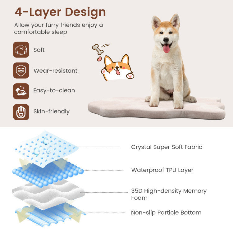 Memory Foam Support for Large Orthopedic Dog Bed