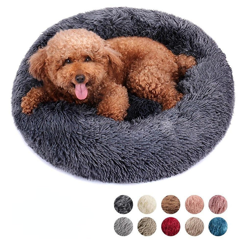 Colorful Fluffy Warm Comfortable Pet Bed