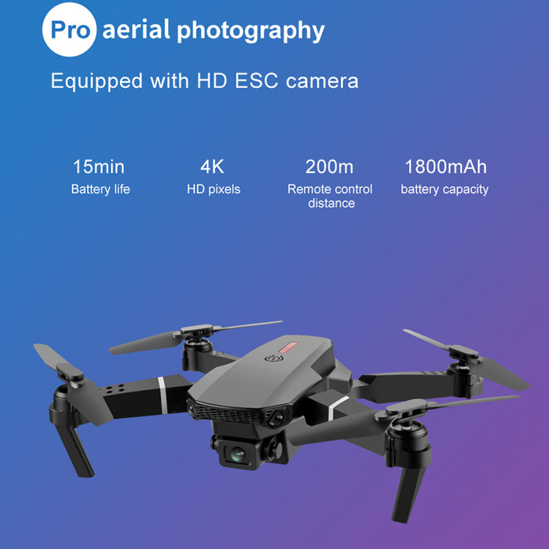 E88 Pro Drone 4k HD Dual Camera