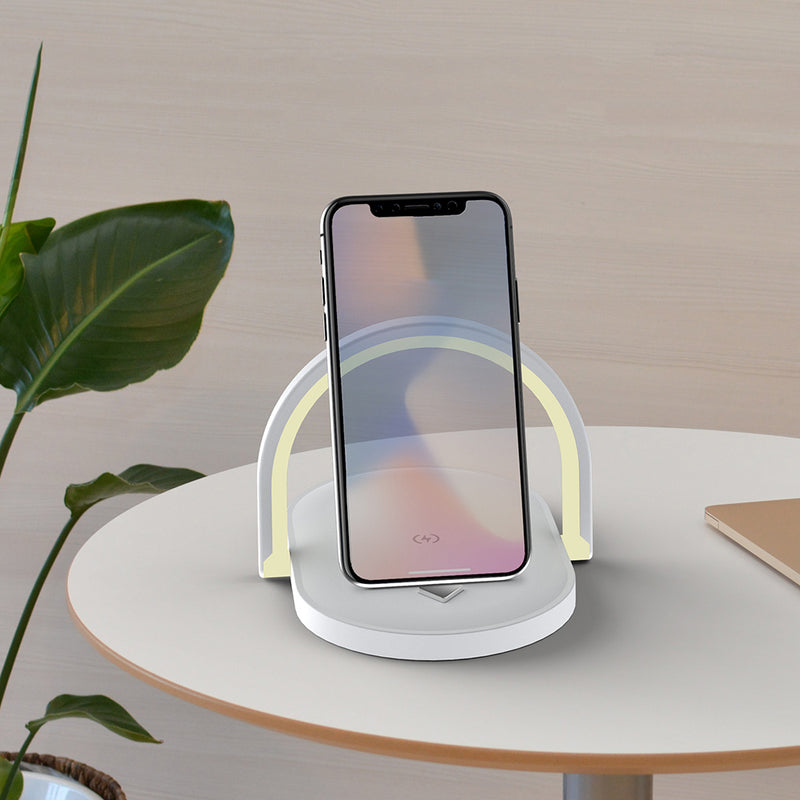 Night Light Wireless Charger & Smartphone Stand