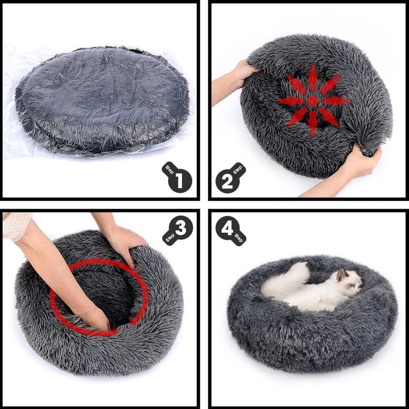 Colorful Fluffy Warm Comfortable Pet Bed