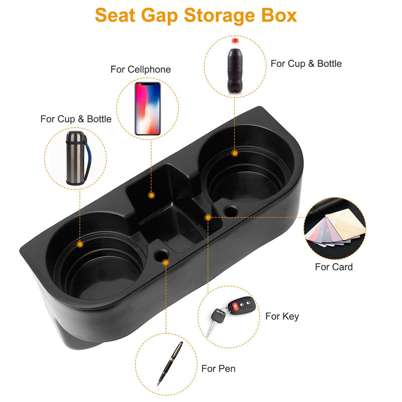 Car Seam Cup Holder Seat Gap Wedge Drink Storage