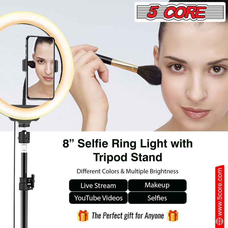 10\" LED TIK Tok Ring Light with Tripod Stand Phone Holder Ringlight Stand