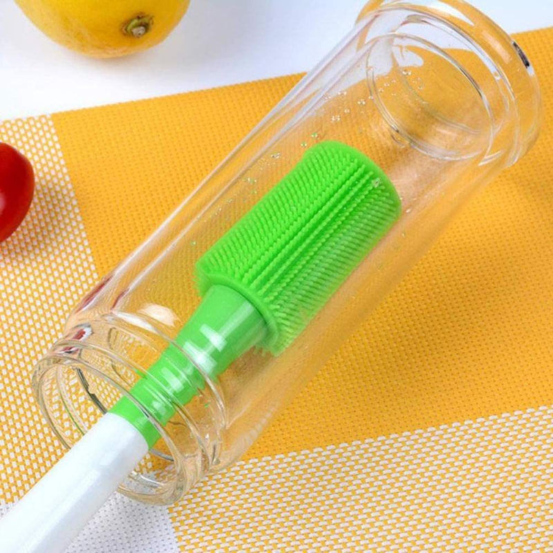 Silicone Bottle Brush Silica Gel Cleaning Brush