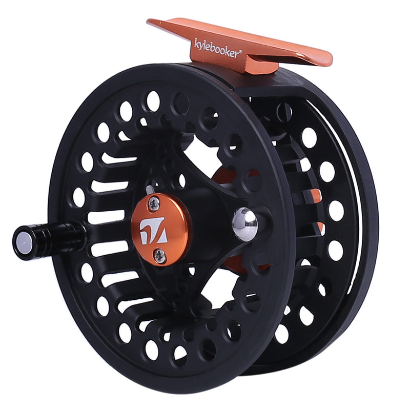 Kylebooker Fly Fishing Reel Large Arbor with Aluminum Body Fly Reel