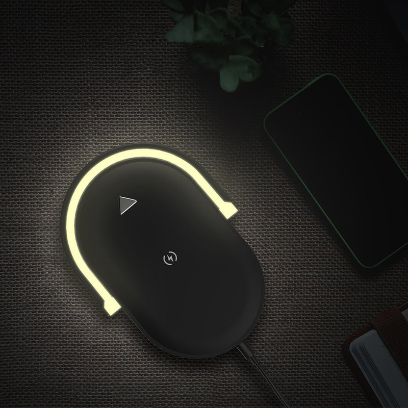 Night Light Wireless Charger & Smartphone Stand