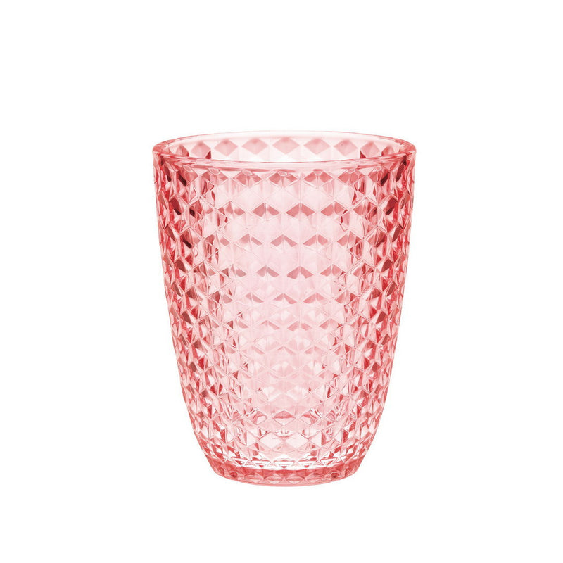 Diamond Cut Acrylic Free Cocktail Glasses Drinkware Set