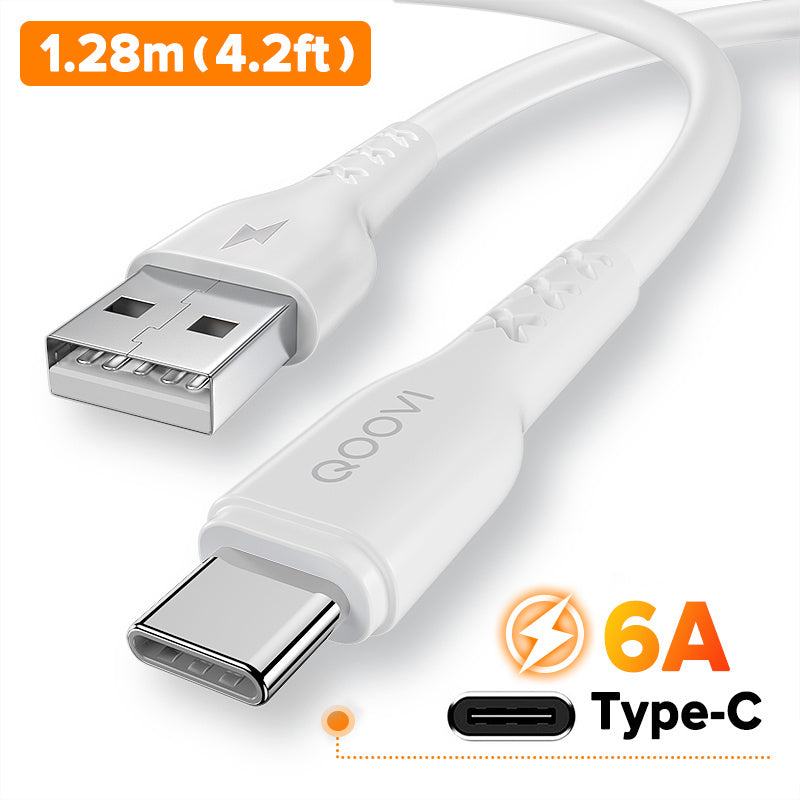 6A USB Type C Cable 66W Fast Charging