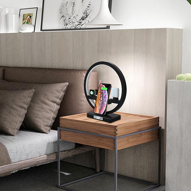 Wireless Charger Applicable For Mobile Phone Watch Headset Table Lamp Charging Bracket Hotselling