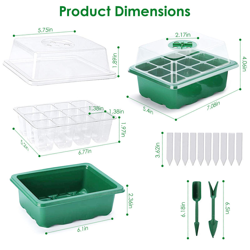 Propagator Station Greenhouse Growing Germination Tray