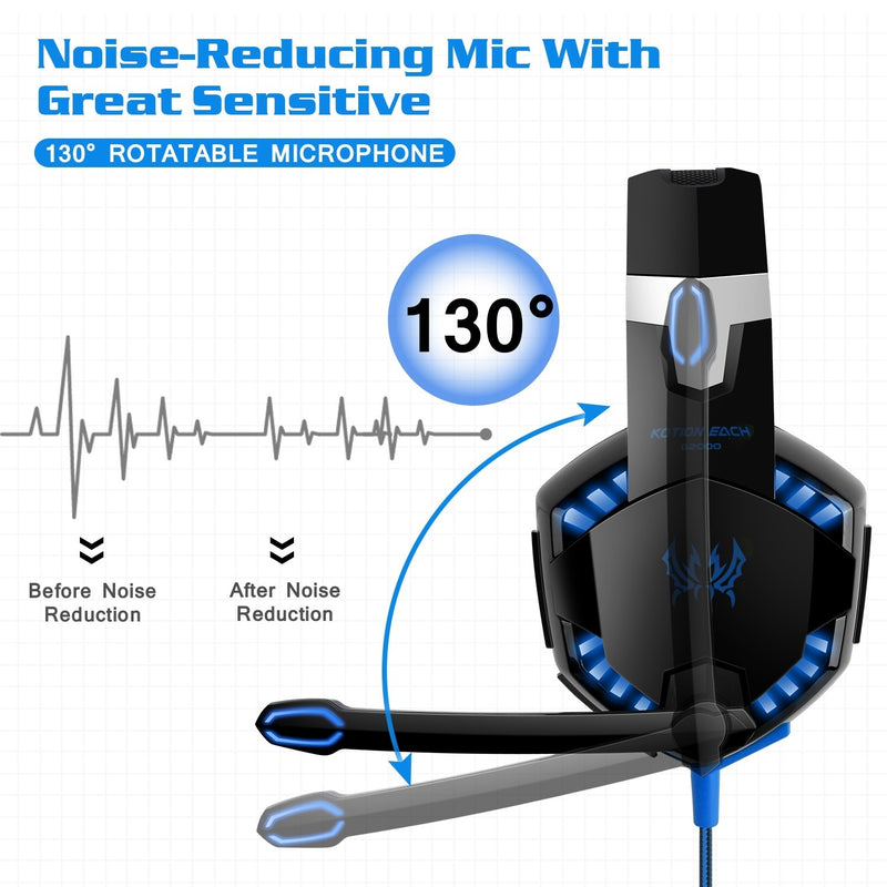 Gaming Headset Over Ear Headphones