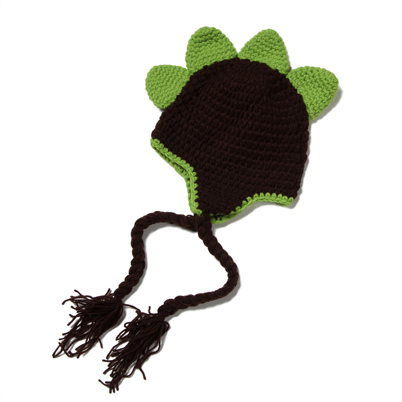 Handmade Baby Boys Hats Cute Four-horned Dinosaur Cap