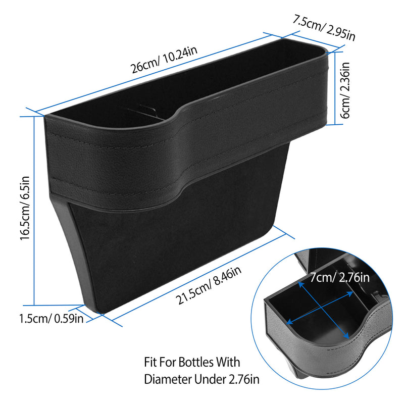 Console Side Organizer Car Seat Gap Storage Box Pocket