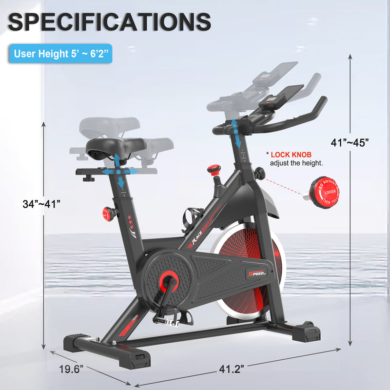 Indoor Cycling Exercise Stationary Gym Workout Fitness Bike