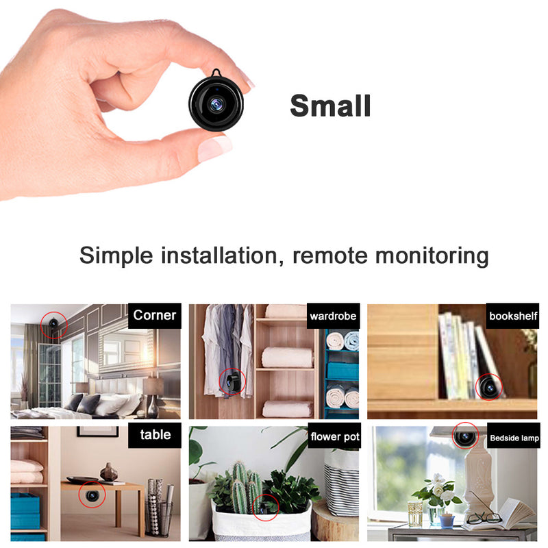 Q3 Wireless Mini IP 1080P HD IR Night Vision Micro Camera