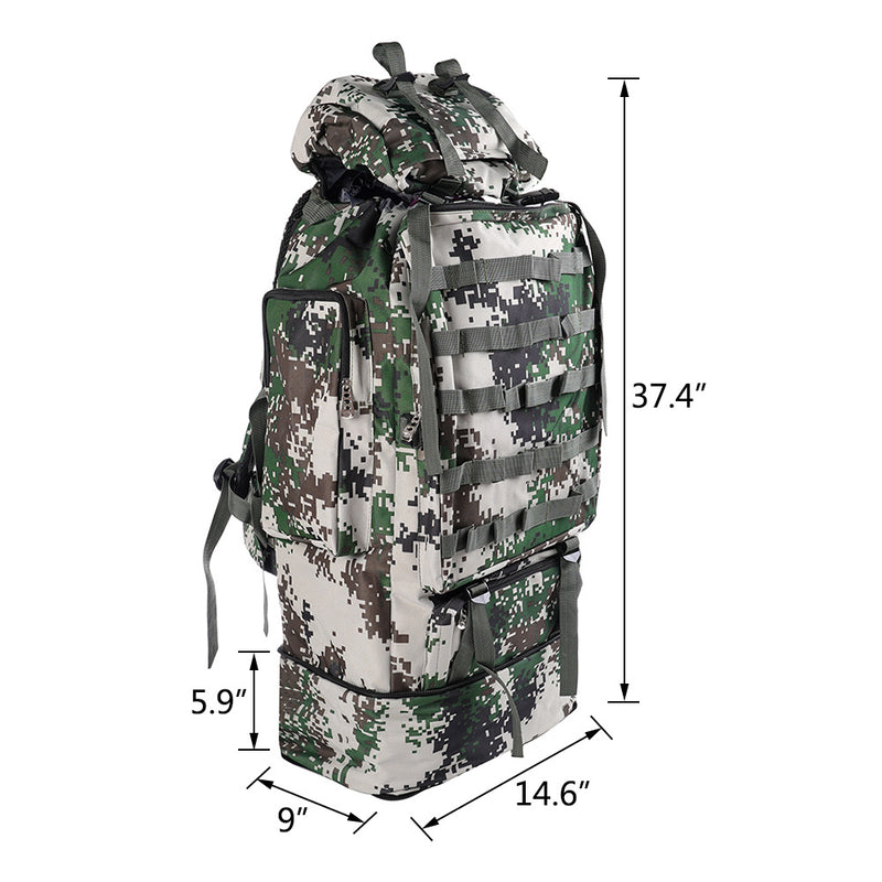 Military Camping Waterproof Camo Hiking Travel Bag