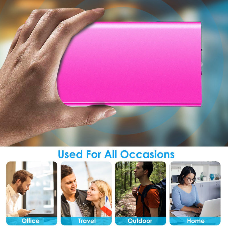 20000mAh Power Bank Ultra-thin External Battery Phone Charger