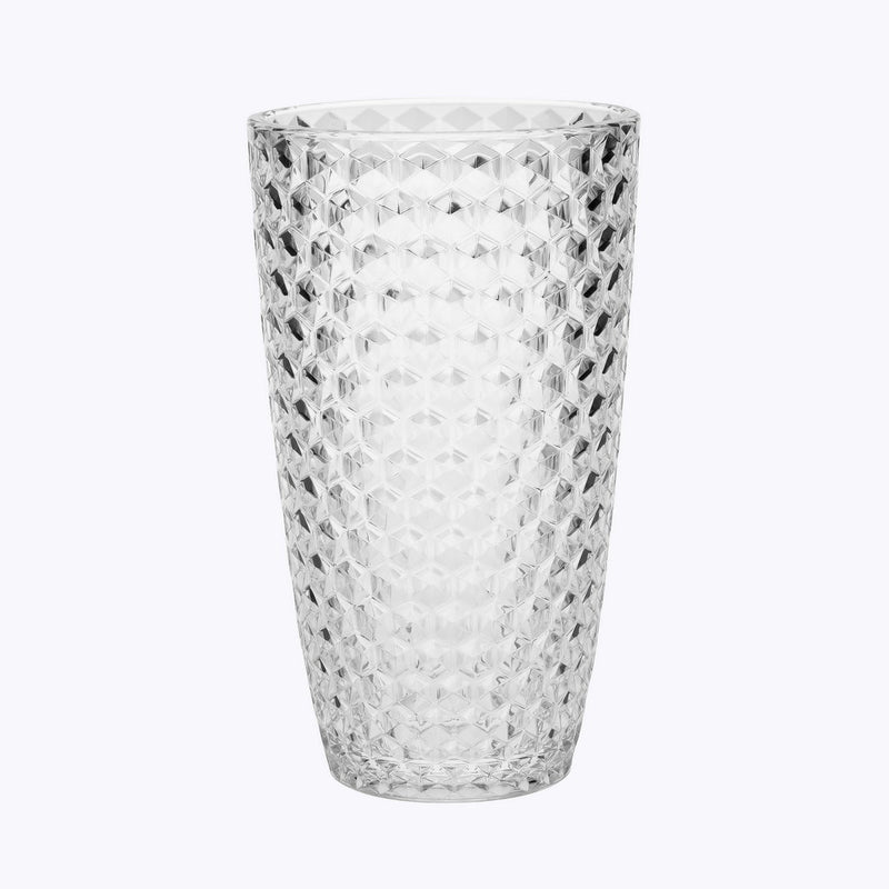 Diamond Cut Acrylic Glasses Drinking Set