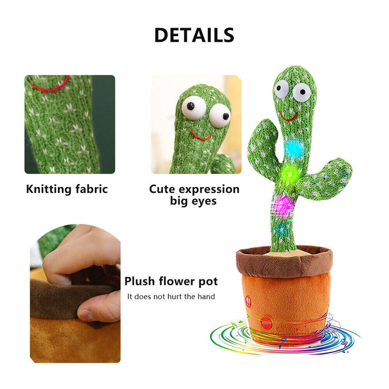 Talking Dancing Cactus Toy for Baby Funny Gift Education Toys