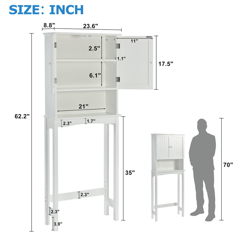 Over-The-Toilet Bathroom Cabinet