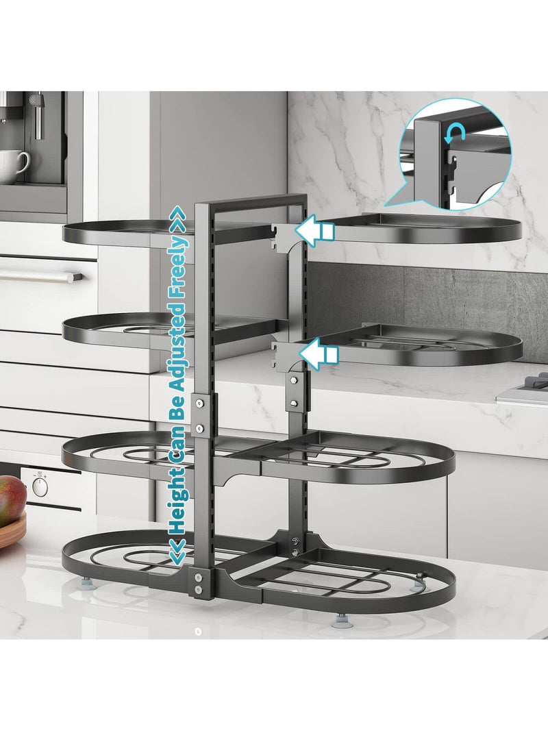 Sorting Rack Bracket Adjustable Pot Sorting Rack Under The Cabinet