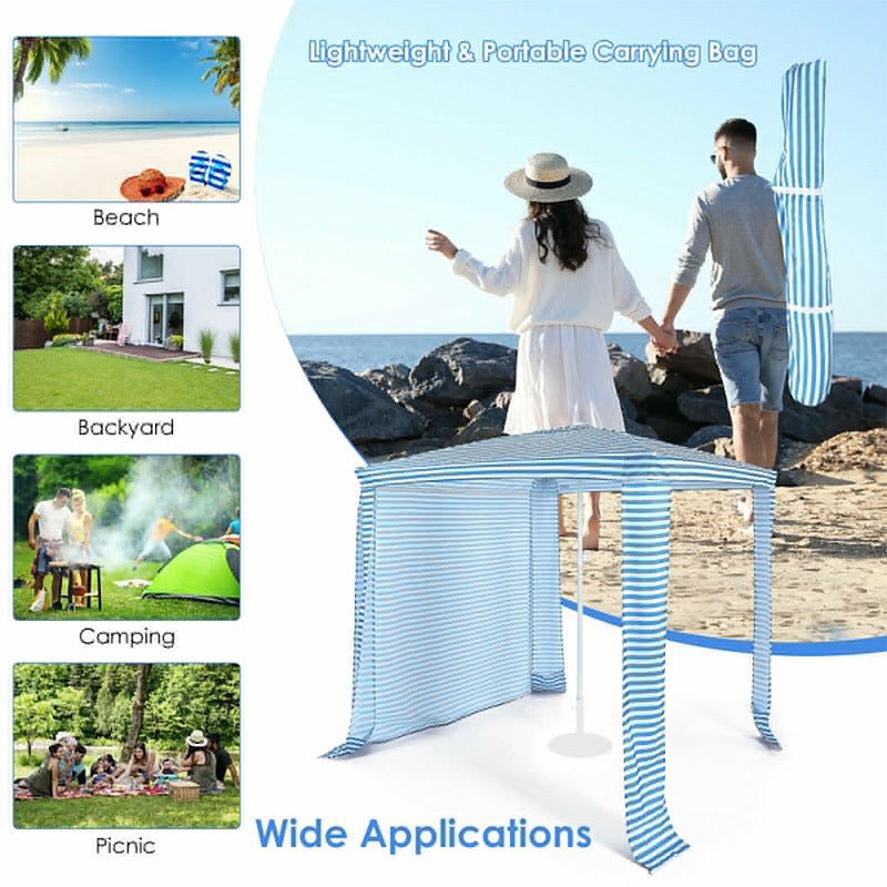 Foldable Easy-Assembly Sun-Shade Shelter Beach Canopy