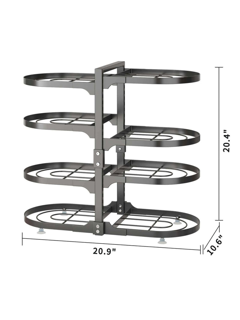 8 Tier Pots and Pans Lid Organizer Rack Holder