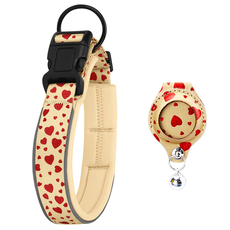 Pet Collar with AirTag Case Holder