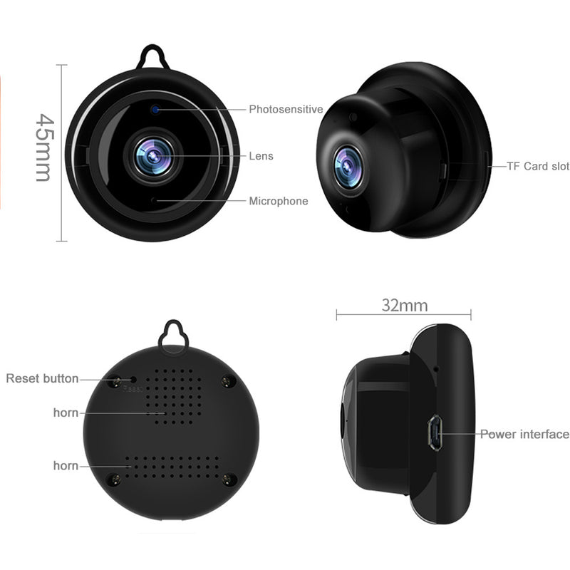 Q3 Wireless Mini IP 1080P HD IR Night Vision Micro Camera