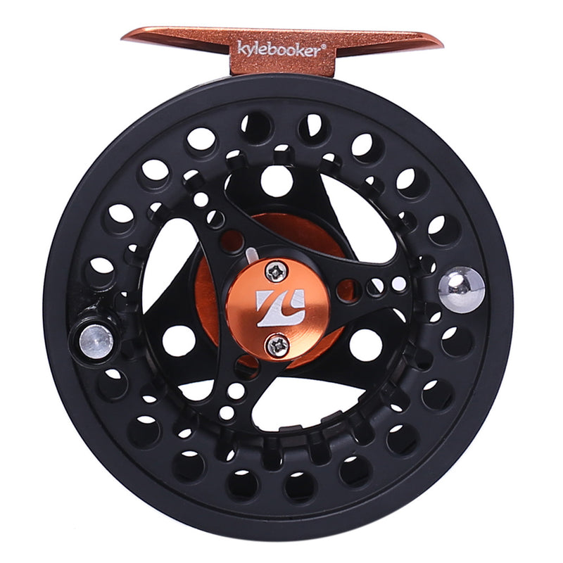 Kylebooker Fly Fishing Reel Large Arbor with Aluminum Body Fly Reel