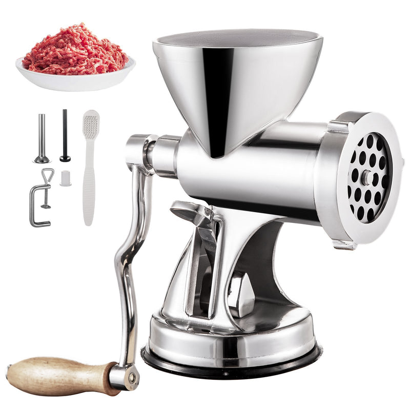 Stainless Steel Hand Operated Meat Grinder