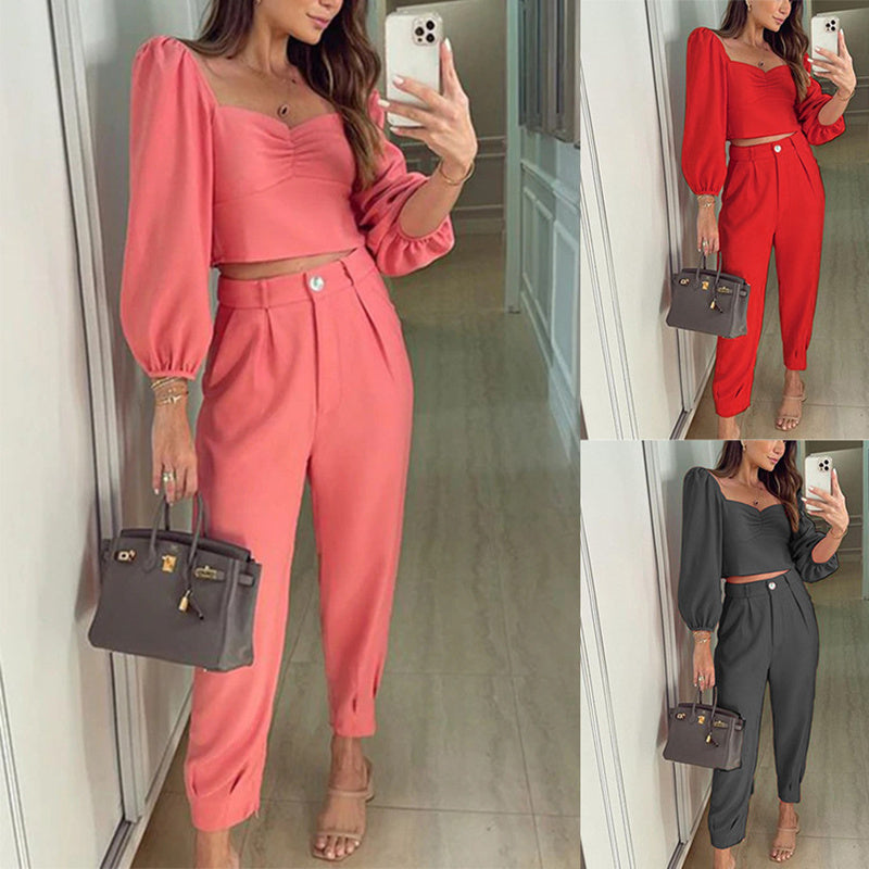 2 Piece Set Women Casual Sportswear Suit