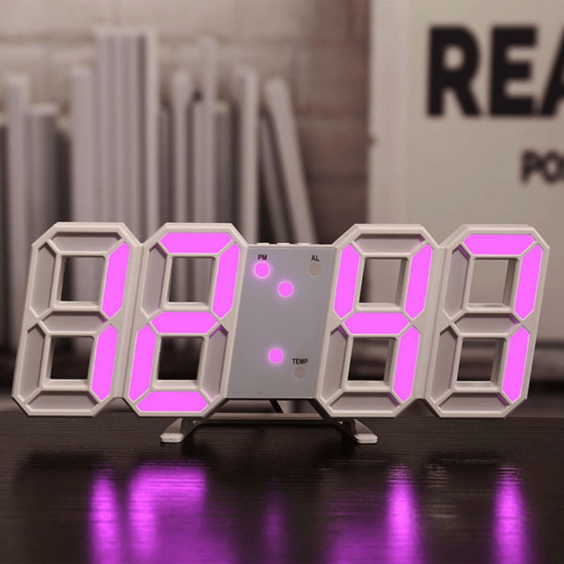 3D LED Digital Clock Bedroom Home Decor