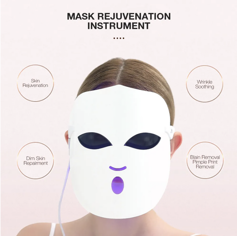 LED Facial Mask Therapy Skin Rejuvenation Korean Skin Care