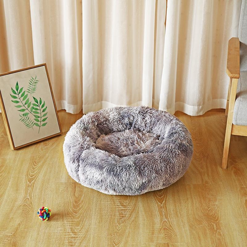 Colorful Fluffy Warm Comfortable Pet Bed