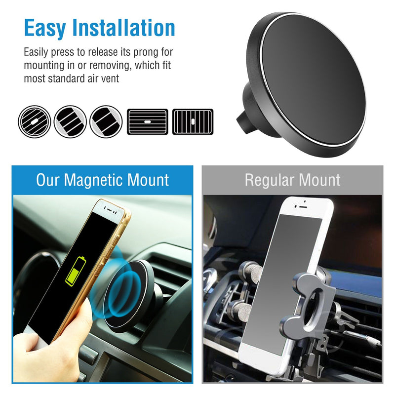 Wireless Magnetic Car Phone Charger 5W Charging Pad