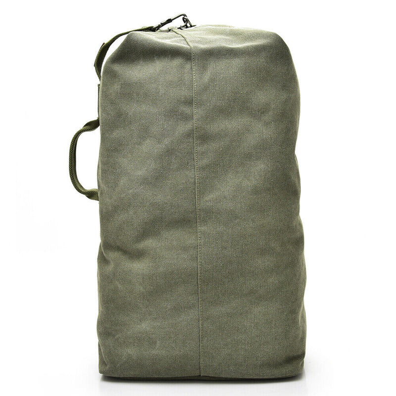 Canvas Rucksack Hiking Travel Duffle Bag