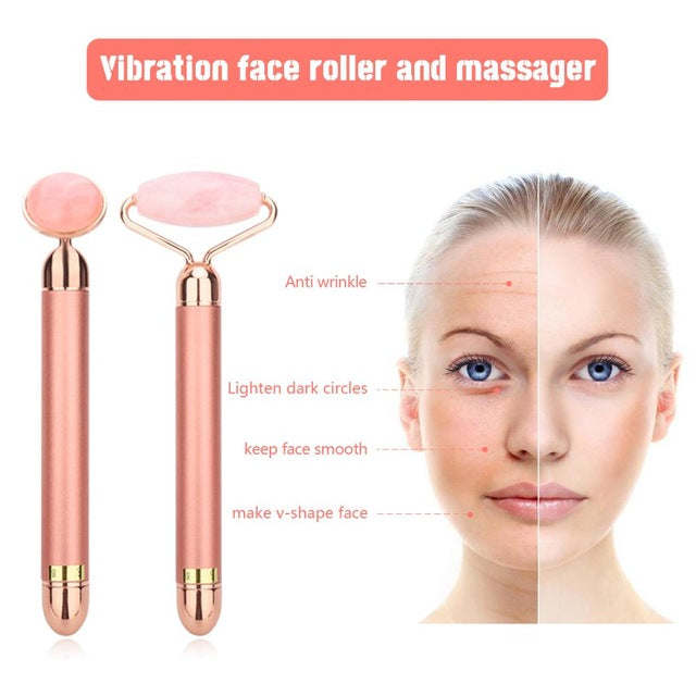 Beauty Vibrating Gemstone Roller And Magical Skin Care Massager