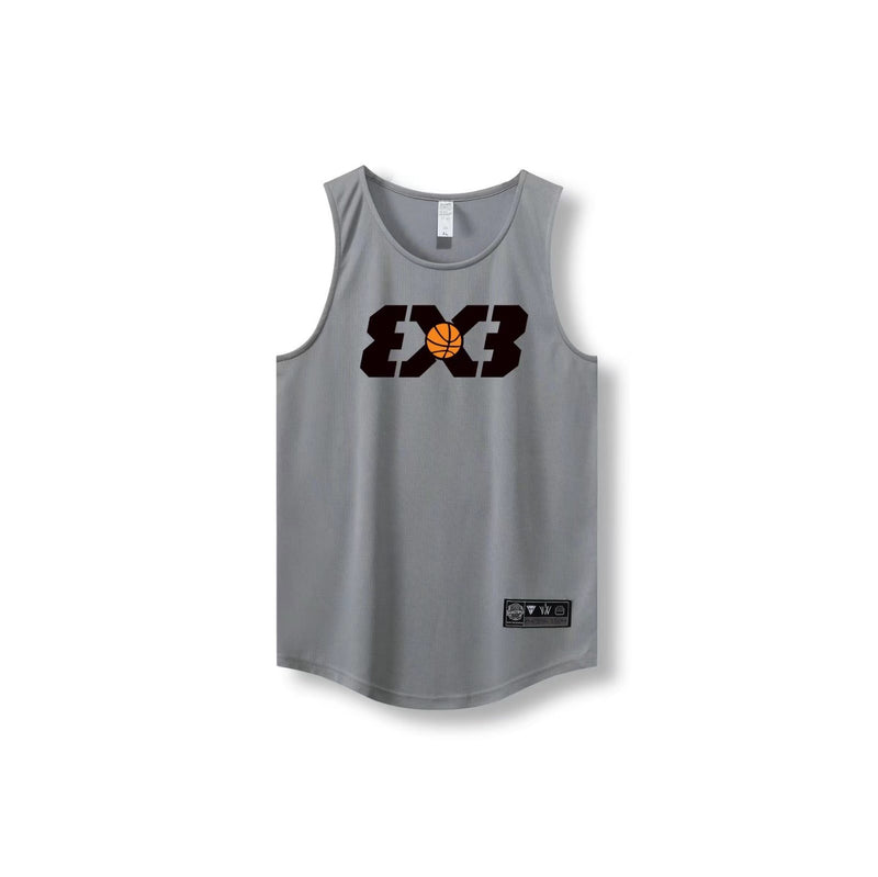 Outdoor Street Basketball Gym Sleeveless Letter Print Shirt